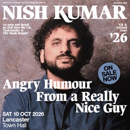 Nish Kumar: Angry Humour From a Really Nice Guy