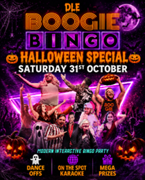 Boogie Bingo – The Ultimate Interactive Bingo Party Show- Halloween Special!