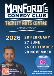 Manford's Comedy Club - September 2026